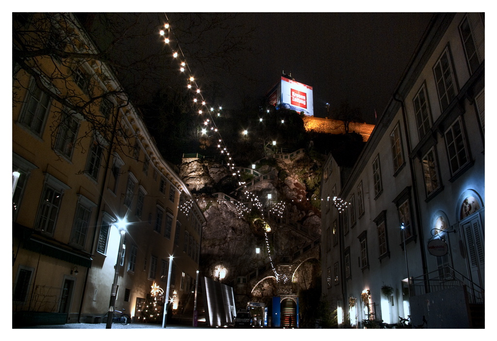 Graz at night