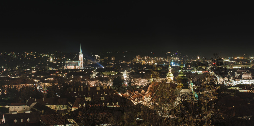 Graz bei Nacht