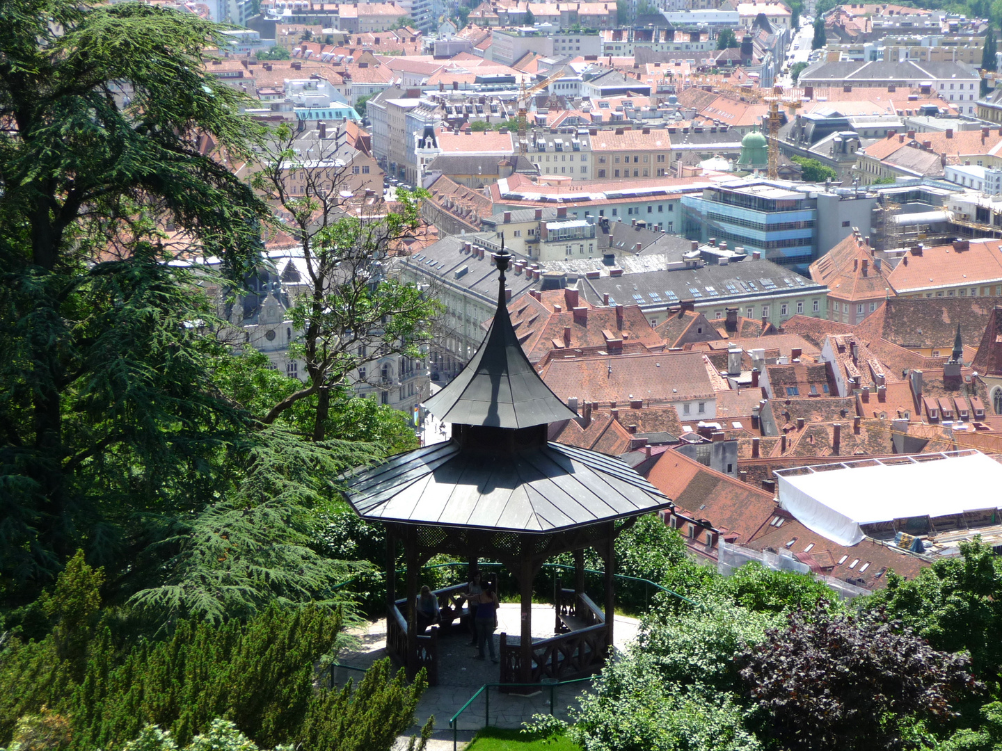 Graz - Blick vom Schloßberg