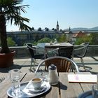 Graz Cafe auf der Dachterrasse