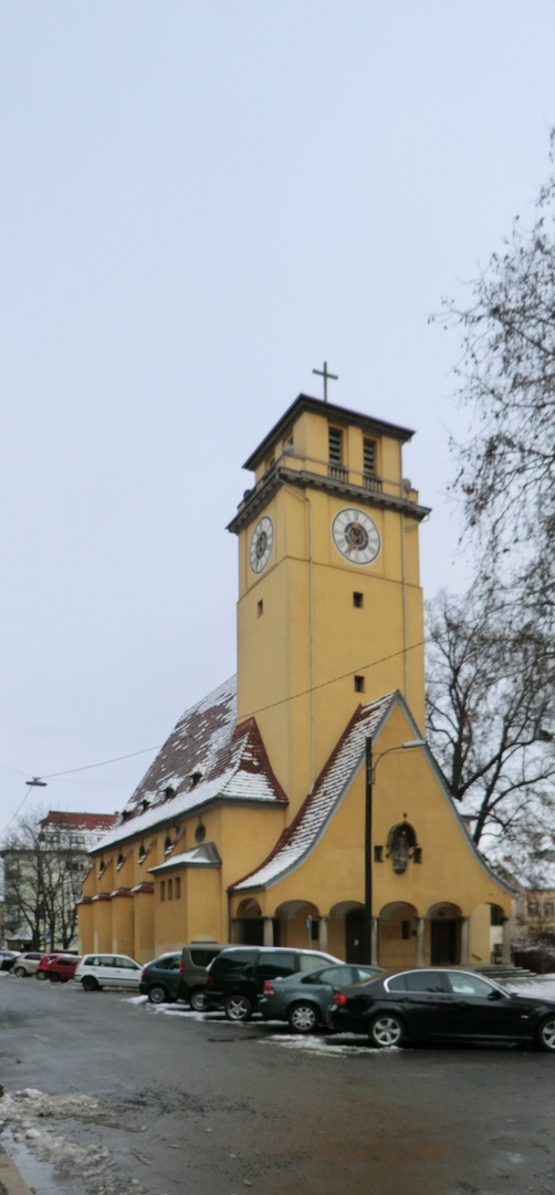 Graz die Kreuzkirche A:B. am Volksgarten 