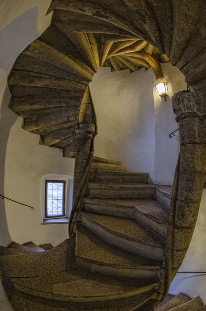 Graz - gotische Doppelwendeltreppe