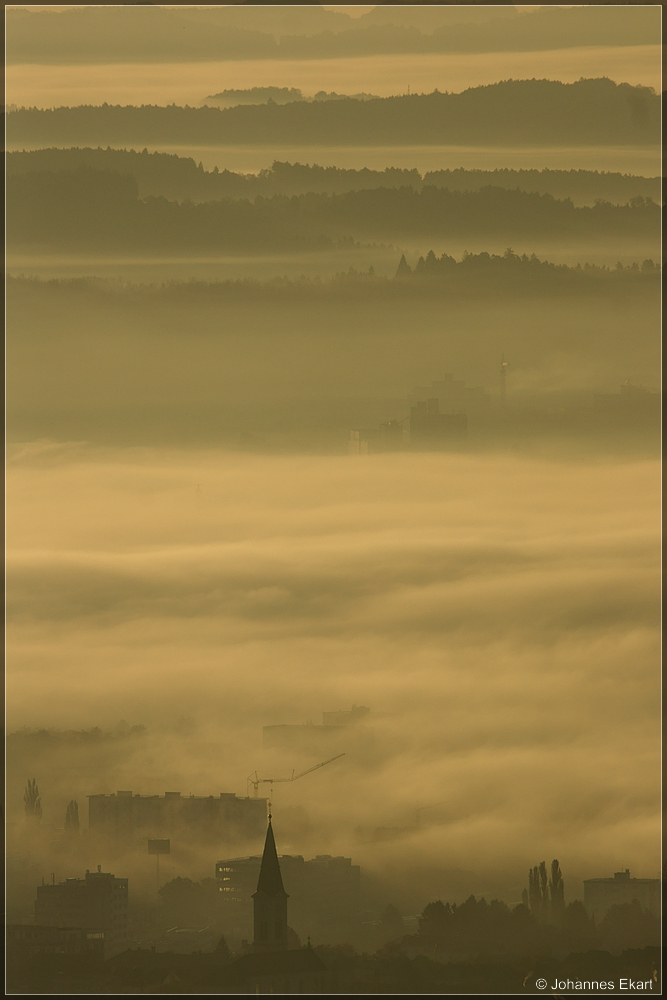 Graz im Morgennebel