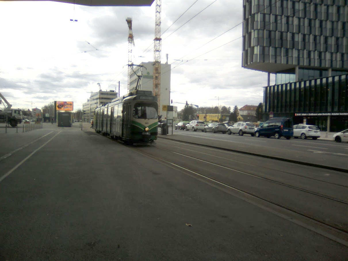 Graz Stadthalle TW 501 nach Andritz