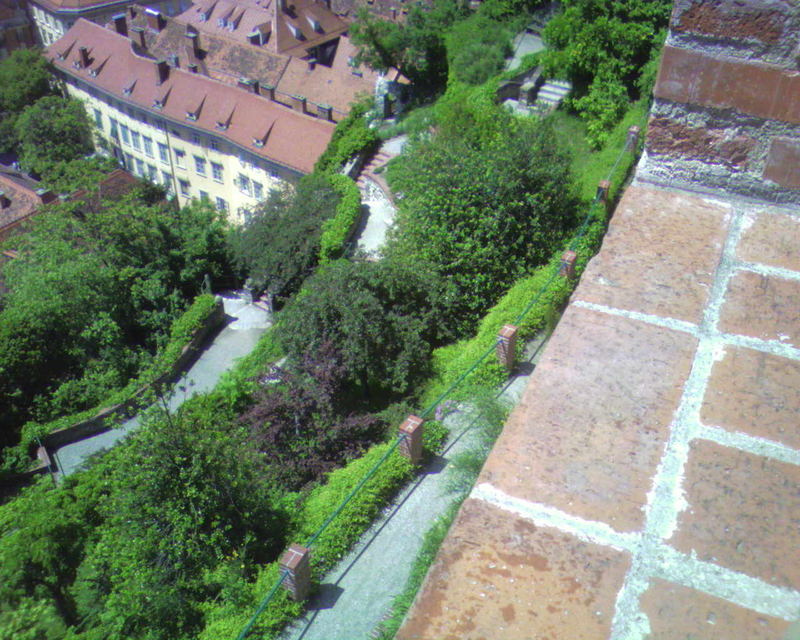 Graz- Stiegen zum Uhrturm
