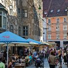 Graz - Straßencafe in der Altstadt