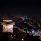 Grazer Uhrturm und Rathaus