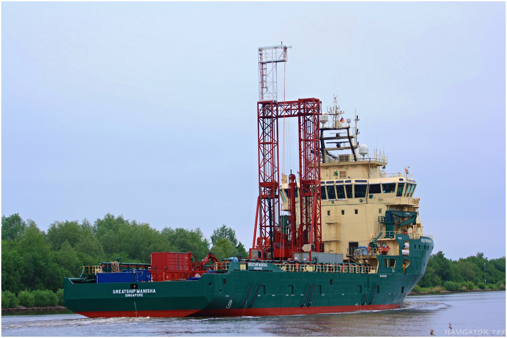 GREADSHIP MANISHA / Offshore  Supply Ship / NOK / Germany 