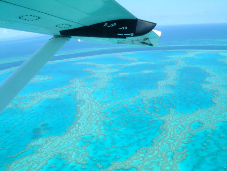 Great Barrier Reef by Plane