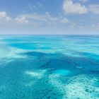 Great Barrier Reef from a Helicopter