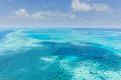 Great Barrier Reef from a Helicopter