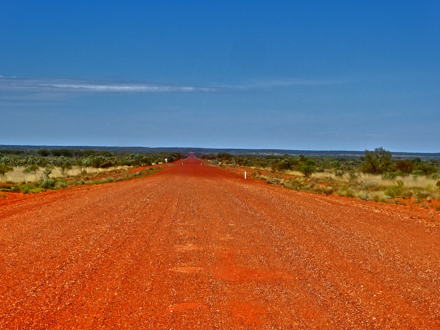 Great Central Road - endloses rotes Band