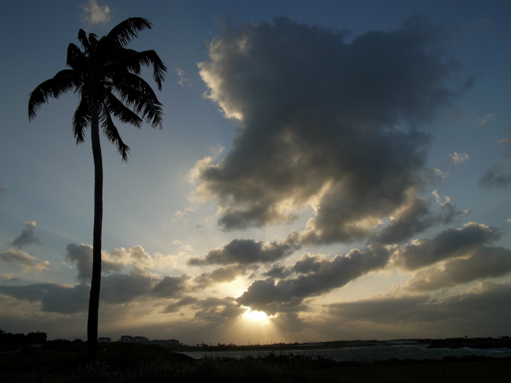 Great Exuma - Sonnenuntergang am Golfplatz