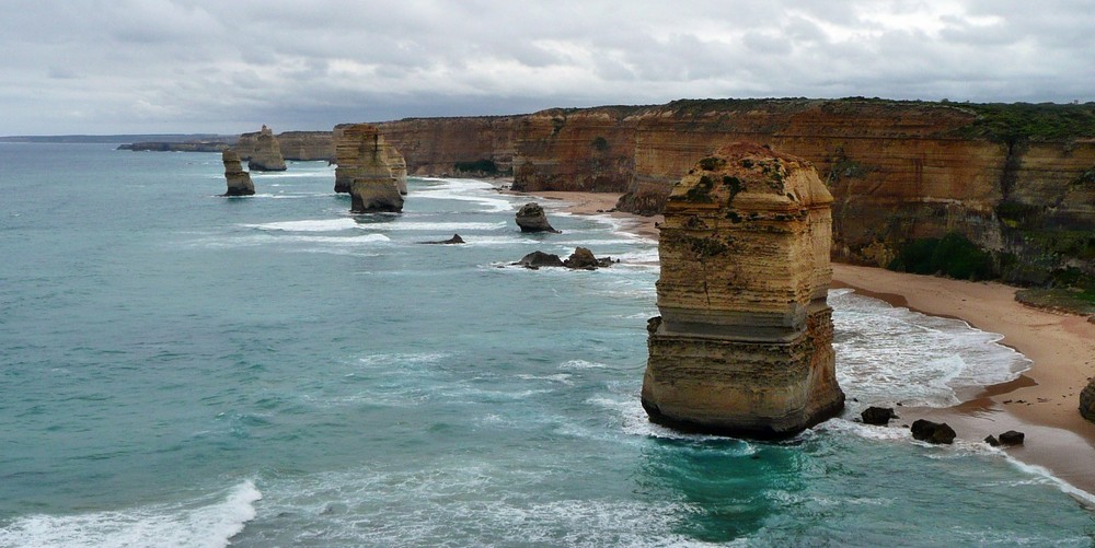 Great Ocean Road im Südosten Australiens. Eine der schönsten Küstenstraßen der Welt, Bild1