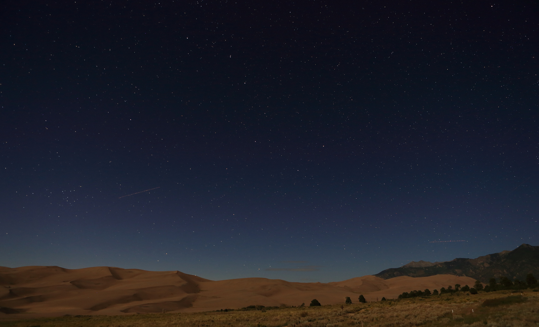 Great Sand Dunes by Night