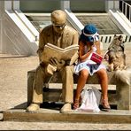 Great....I found a little girl reading.