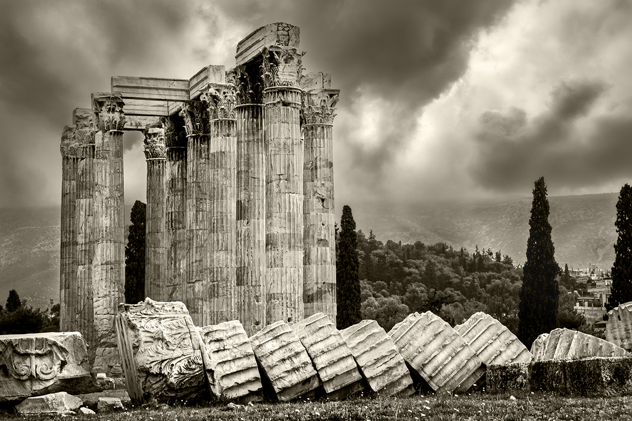 Greece - Athens " Temple of Olympian Zeus "