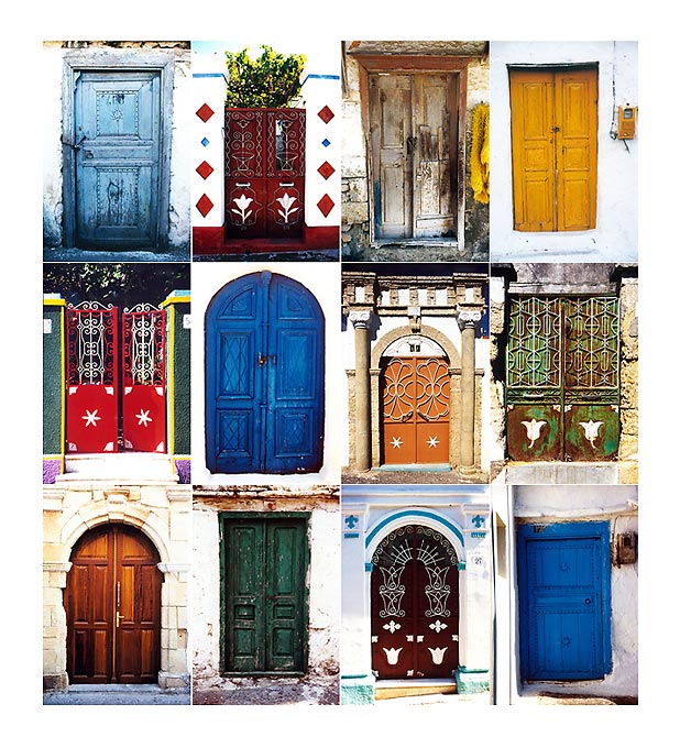 greek doors