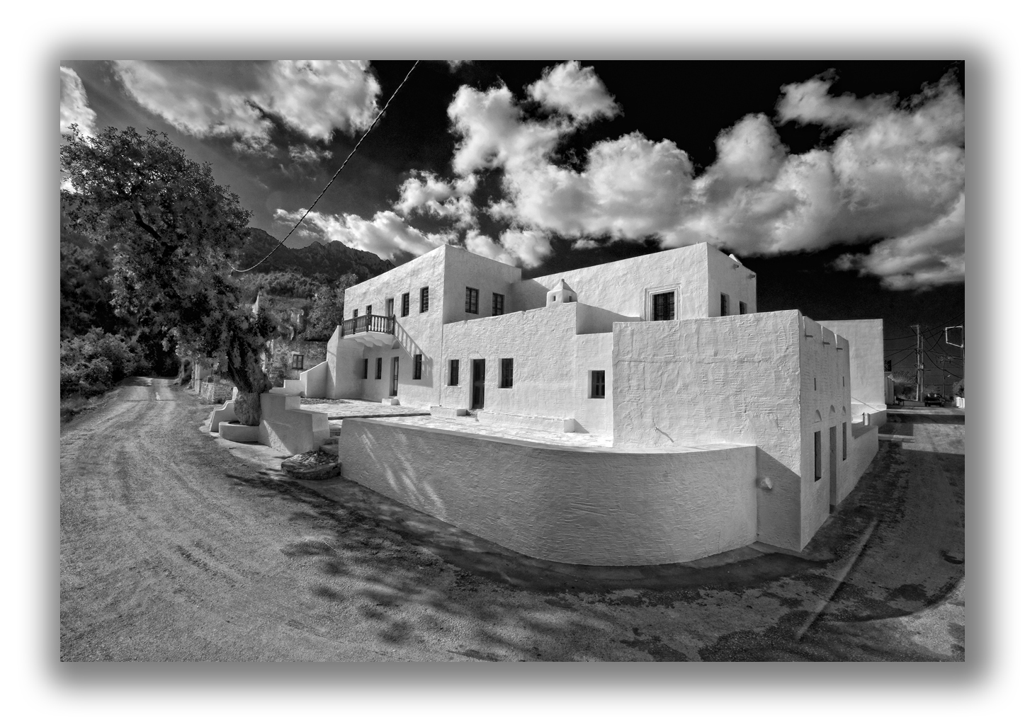 Greek Island in B+W/2