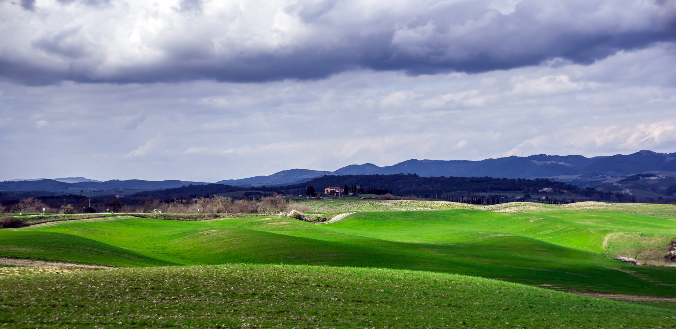 Green and blue