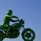 green Biker