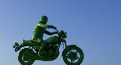 green Biker