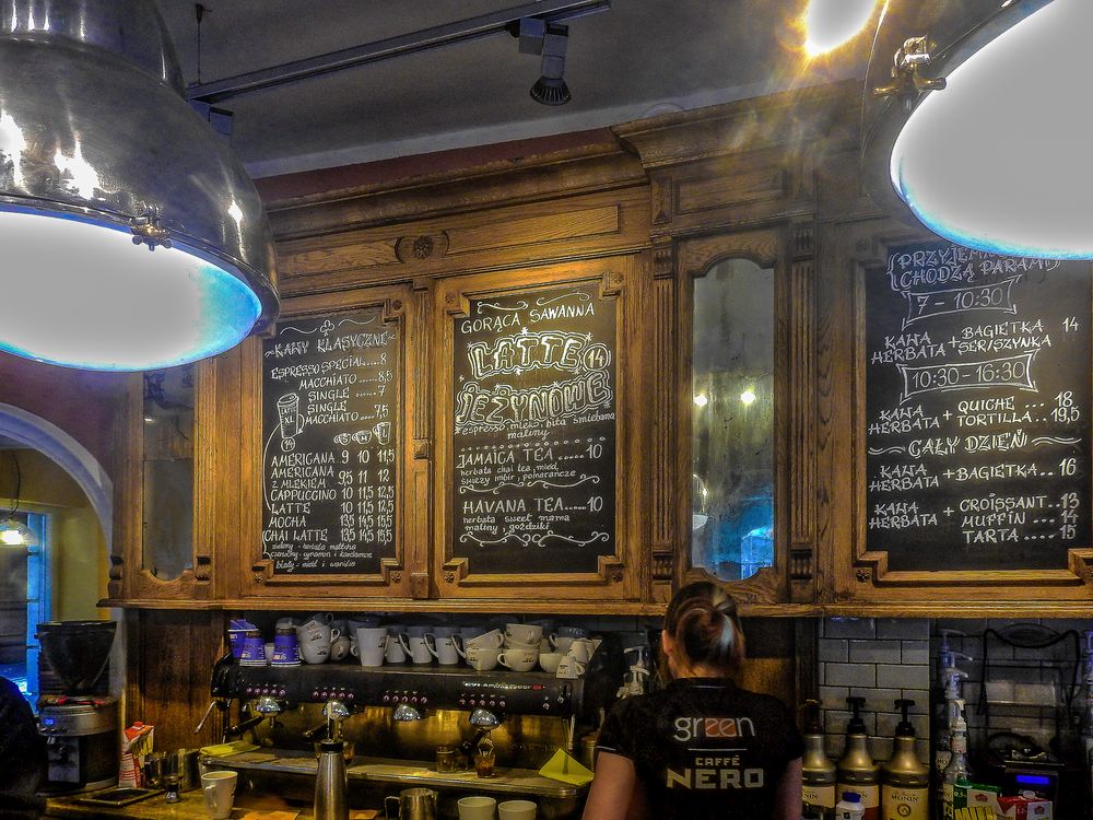 Green Caffé Nero in der Krakowskie Przedmiescie