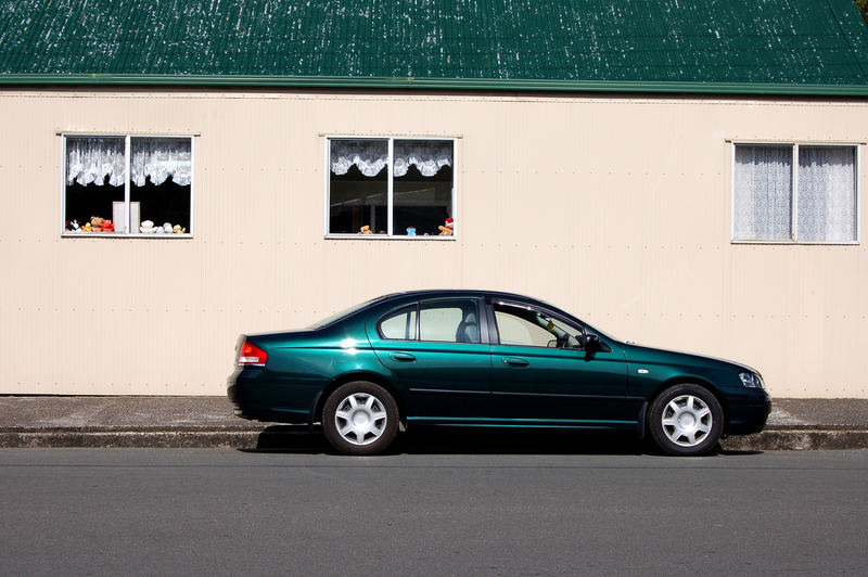 green car