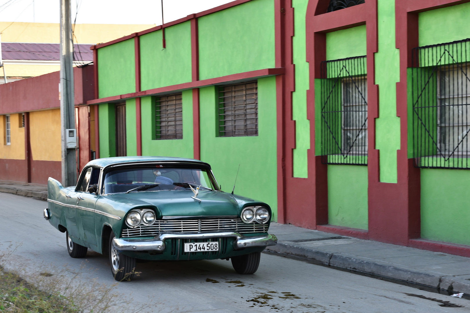 green car