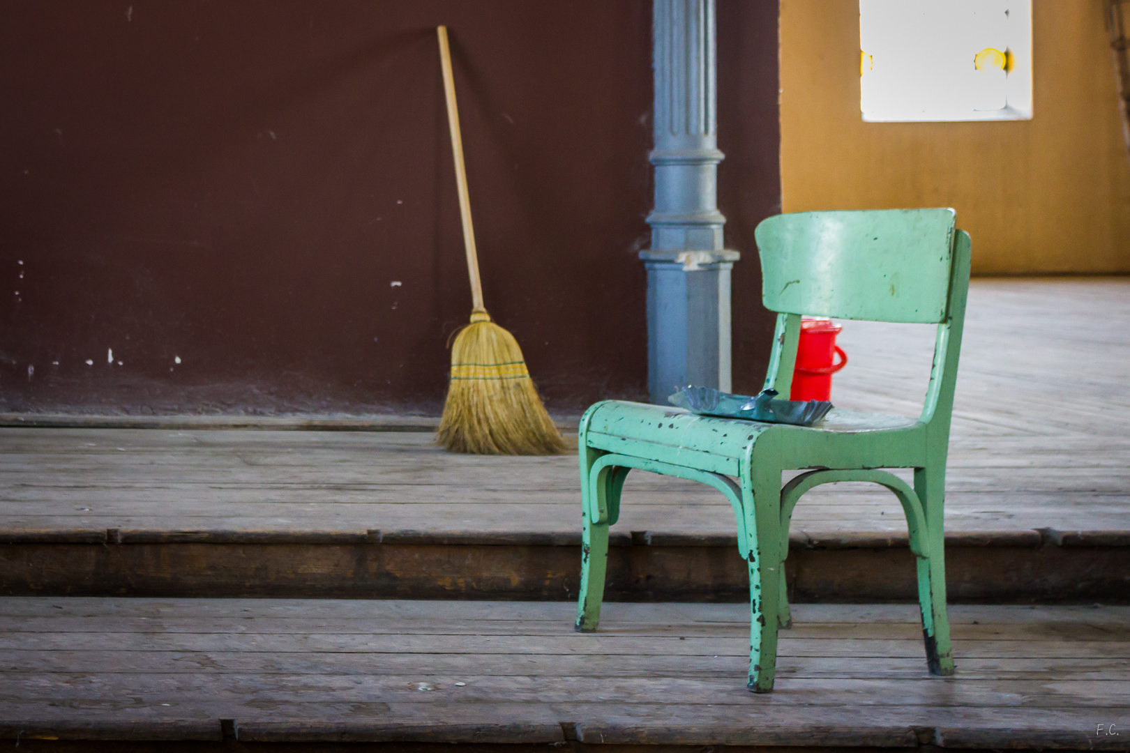 Green chair