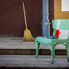 Green chair