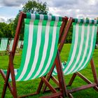 Green chairs at Green Park