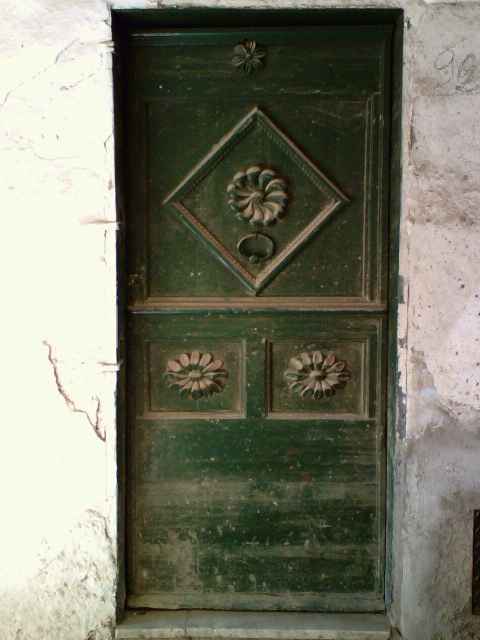 Green door