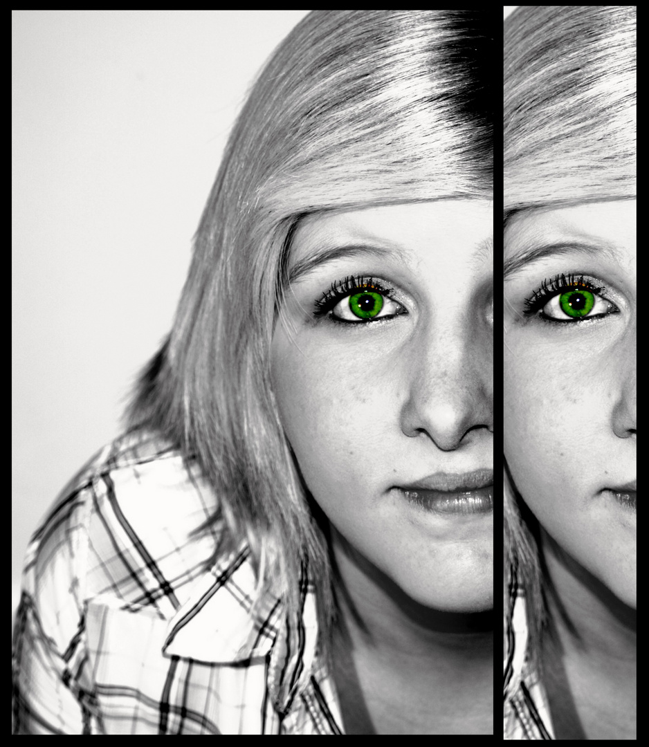 green eyes ( =