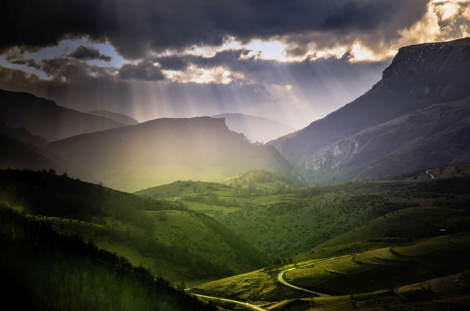 Green landscape Bosnia and Herzegovina