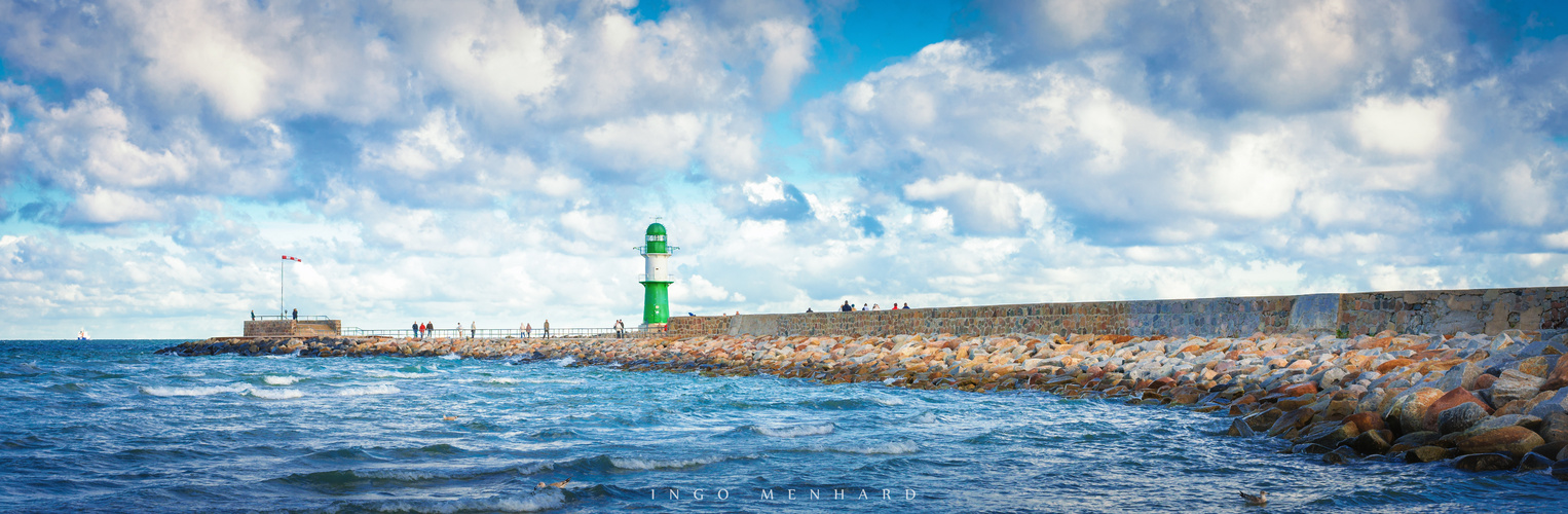 Green lighthouse