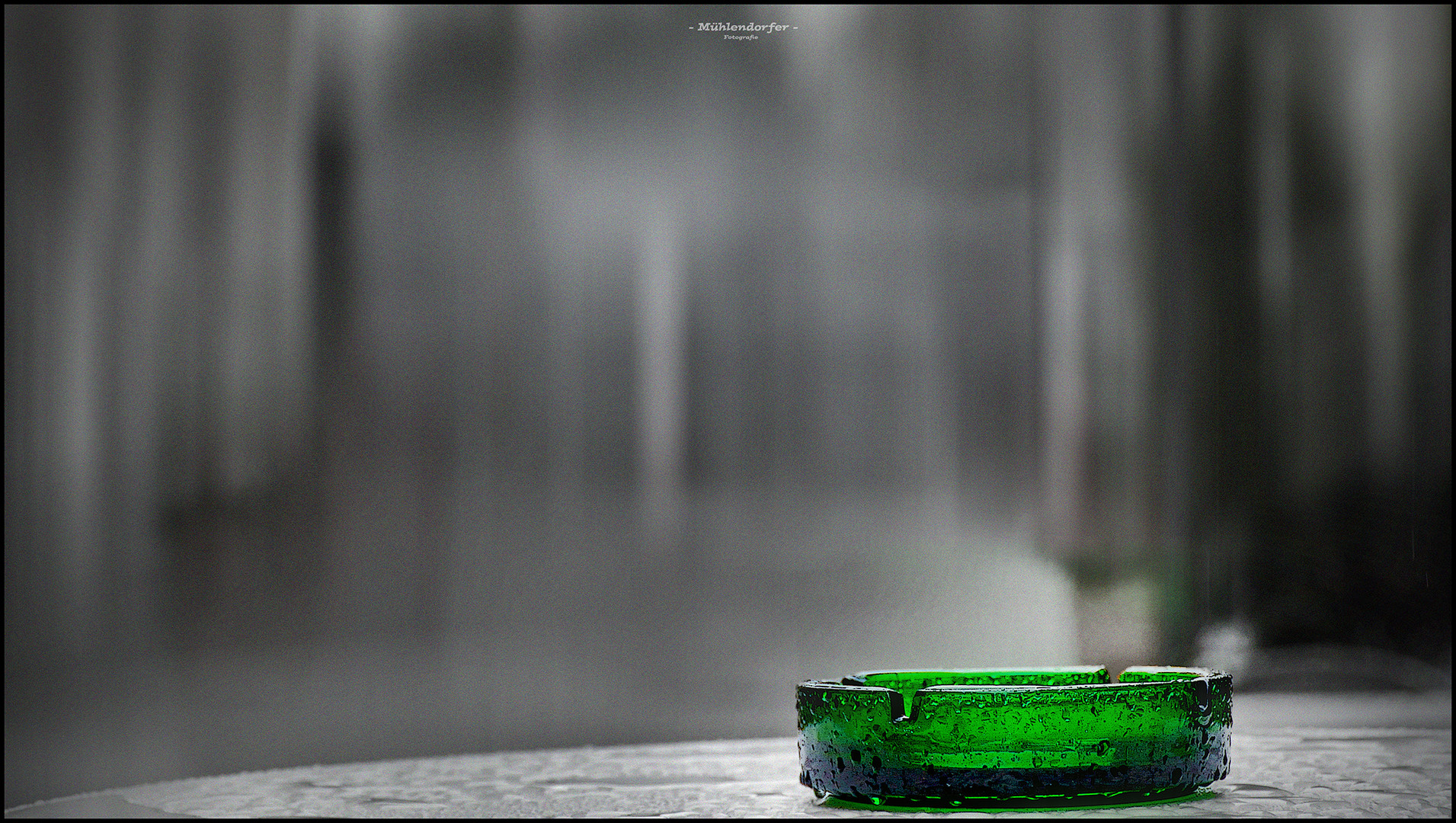 green monster in the rain