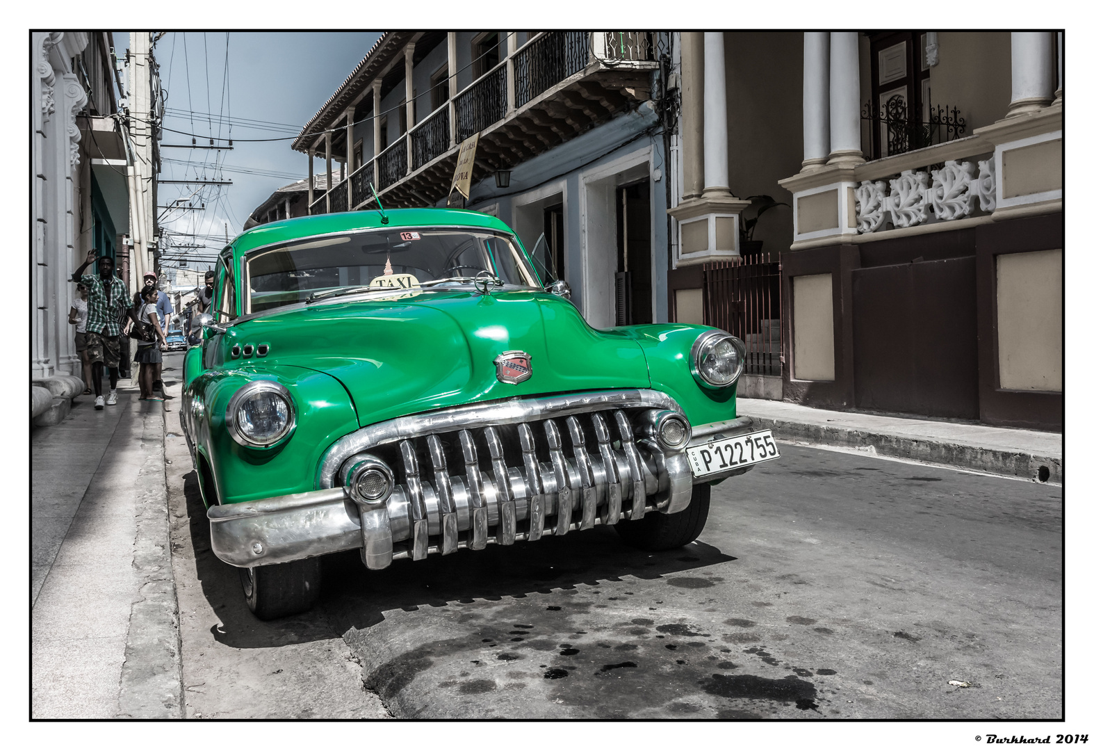 Green Old Car