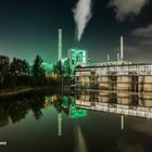 "green-power" in Düsseldorf , Kraftwerk Lausward