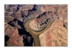 Green river fließt in den Colorado