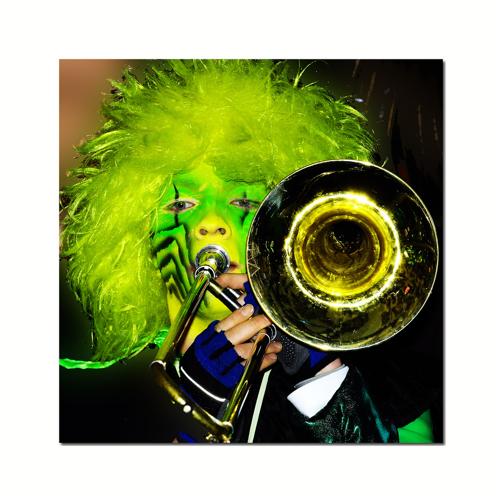 green trombone