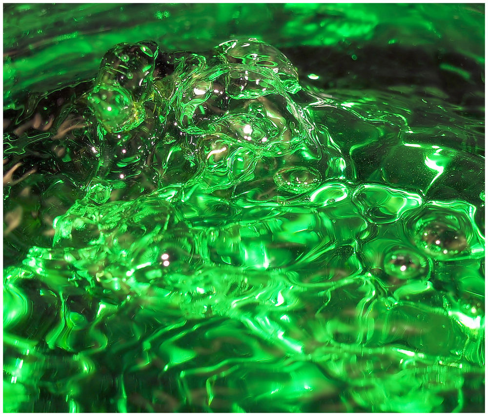 Green Water Drop