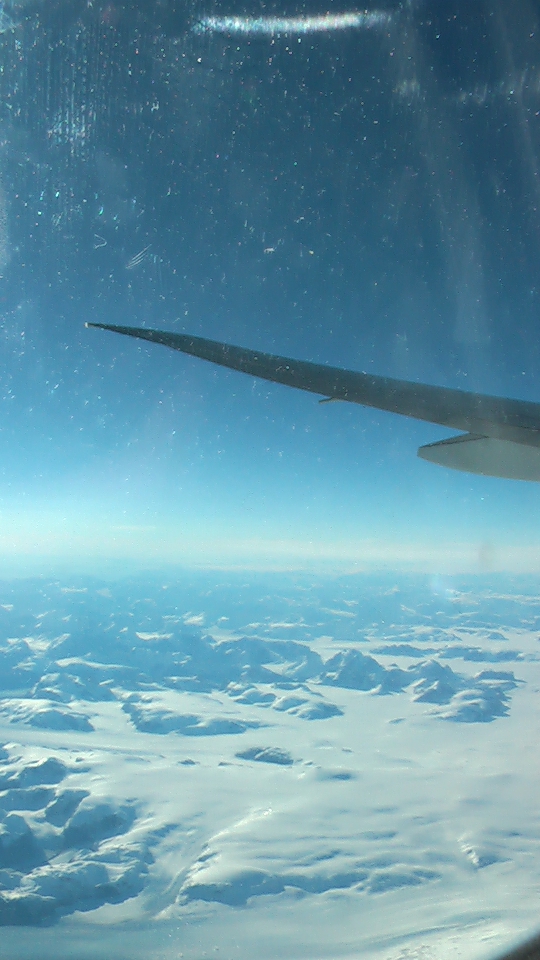 Greenland aerial view