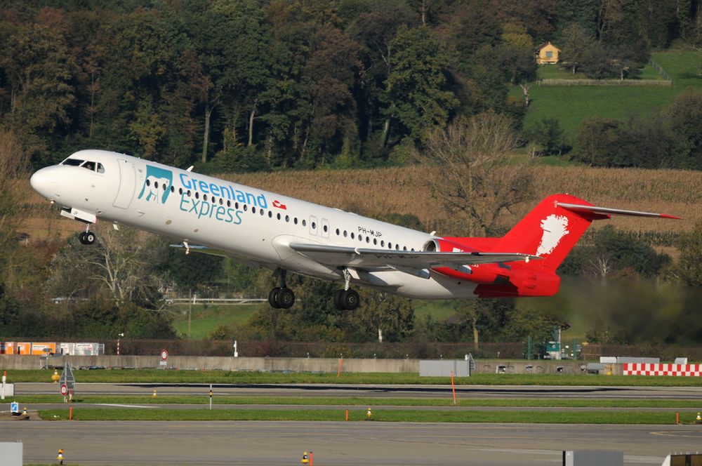 Greenland Express Fokker 100