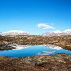 Greenland mountain lake