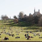 Greenwhich an einem Frühlingswochenende