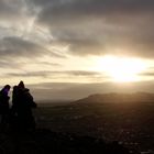 greeting the New Year on Arthur's Seat