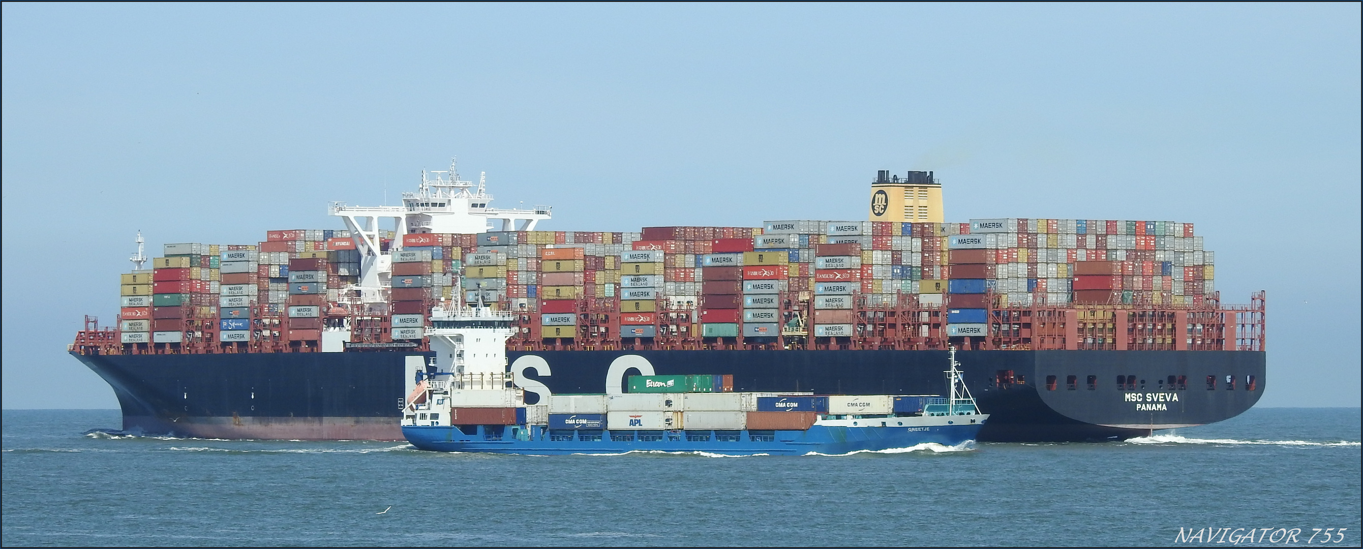 GREETJE inbound Rotterdam.