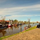 Greetsiel am Hafen ...