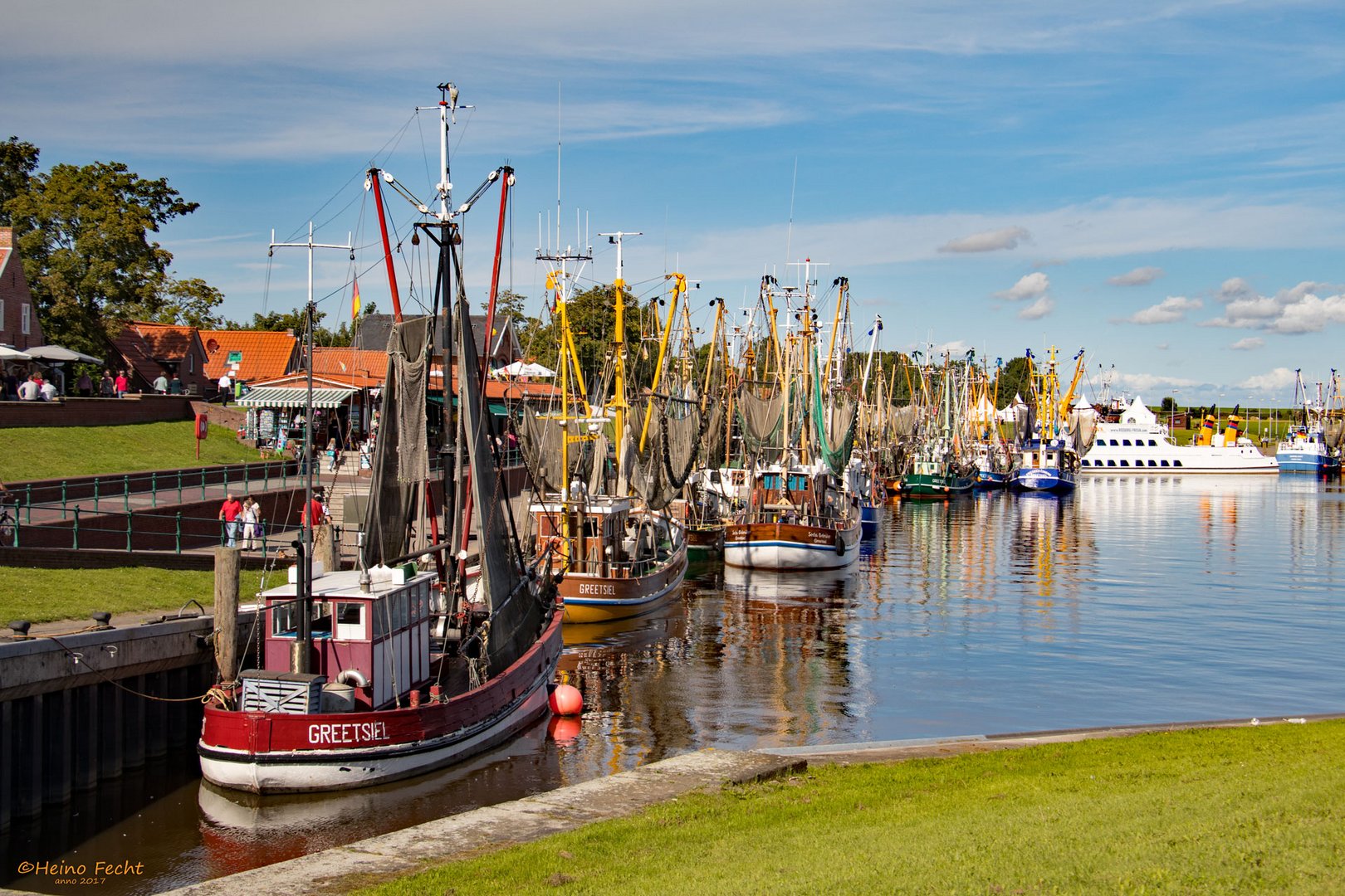 Greetsiel an der Nordsee Küste 